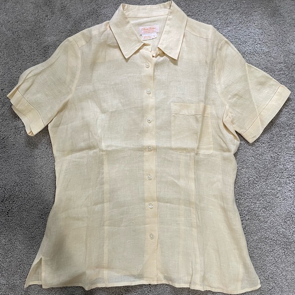 Brooks Brothers Long Sleeve Linen Shirt Men's XL / eaa513267 main image 1